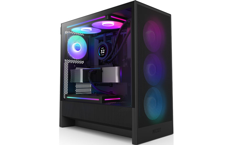NZXT H5 Flow RGB Negra (2024) - Caja de PC - LDLC